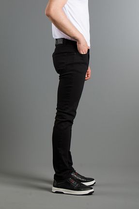 شلوار جین مشکی مردانه پاچه تنگ JR9 - کد 865510013