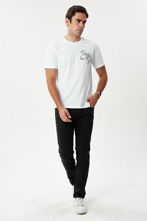 شلوار جین مشکی مردانه پارچه Twister Jeans - کد 865508256