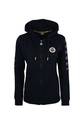 سوئیشرت اسپرت سرمه ای زنانه رگولار Fenerbahçe - کد 865510773