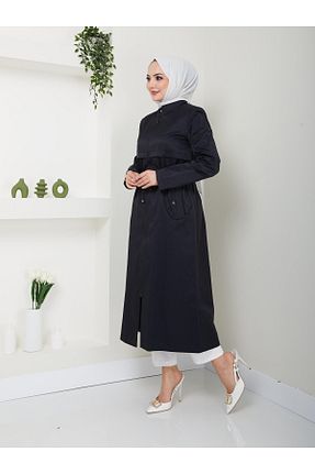 کلاه و ابایا مشکی زنانه پنبه ای Doque - کد 817832130