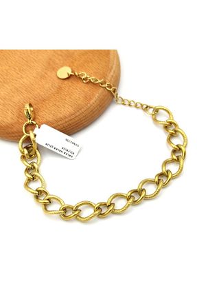 دستبند استیل (فولاد) طلائی زنانه استیل (فولاد) Güler Yüzlü Silver - کد 758359239