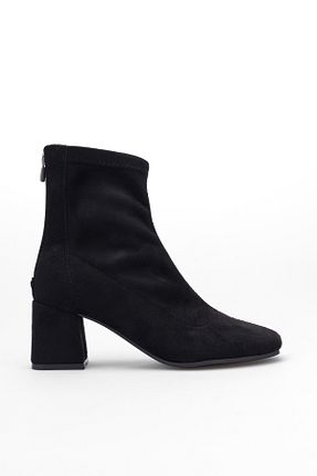 چکمه مشکی زنانه پارچه ای SHOEMARK - کد 865540428