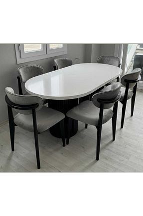 میز ناهار خوری مشکی Sabit KARMOB - کد 857700709