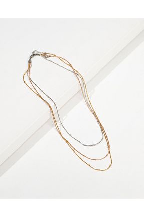 گردنبند استیل ( فولاد ) رنگی زنانه استیل (فولاد) BB - کد 865550817