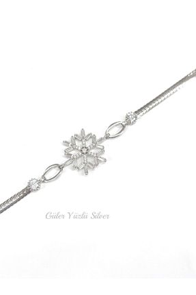 دستبند نقره طلائی زنانه 925 عیار Güler Yüzlü Silver - کد 62263797