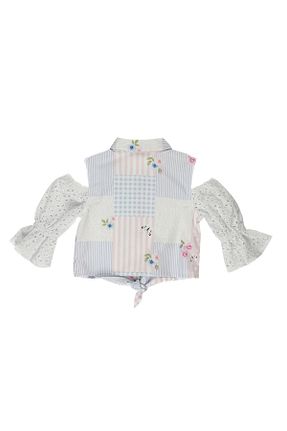 پیراهن سفید بچه گانه رگولار Panço - کد 690600163