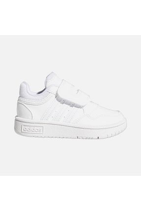 کفش اسنیکر سفید بچه گانه چسبی adidas - کد 313137760