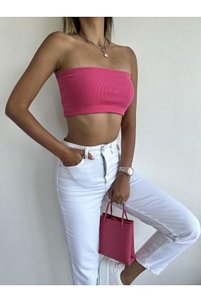 شلوار جین سفید زنانه پاچه لوله تفنگی ByCukurovaFrango - کد 902481808