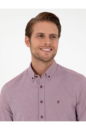 پیراهن قرمز مردانه اسلیم فیت Pierre Cardin - کد 865582268