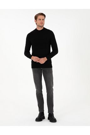 شلوار جین طوسی مردانه بلند Pierre Cardin - کد 865582769