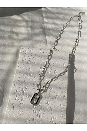 گردنبند استیل ( فولاد ) زنانه استیل (فولاد) SİMİ TAKI - کد 860111715