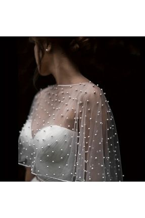 لباس عروس سفید زنانه ساده Eva Flore - کد 865595678