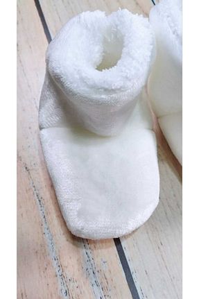 پاندوف سفید بچه گانه مخملی Panduf Baby - کد 865601048