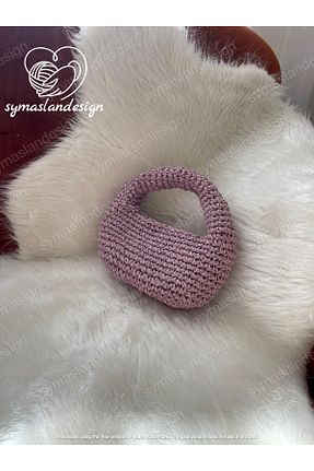 کیف دستی بنفش زنانه ابعاد کوچک symaslandesign - کد 865605517
