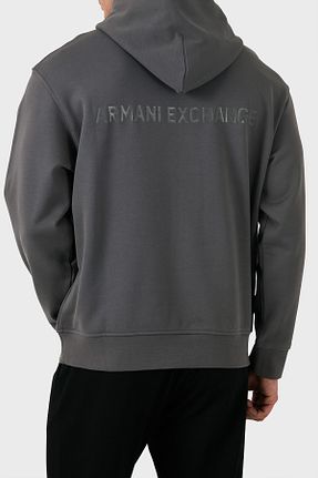 سوئیشرت طوسی مردانه چاپی Armani Exchange - کد 865726295