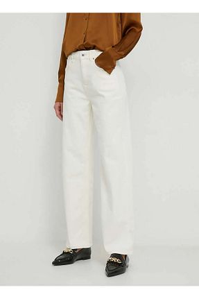 شلوار جین بژ زنانه فاق بلند Pepe Jeans - کد 865650851