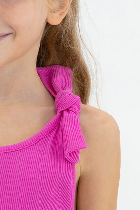 رکابی صورتی بچه گانه بدون آستین Panço - کد 819424031