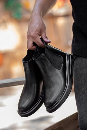 بوت / نیم بوت مشکی مردانه پارچه ای Daxtors - کد 865479998