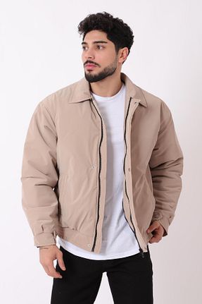 کاپشن قهوه ای مردانه اسلیم فیت Stilkombin - کد 862185939