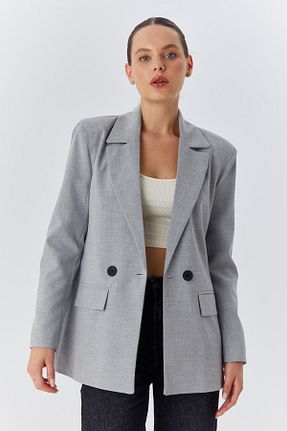 کت طوسی زنانه Comfort Mixray - کد 859736279