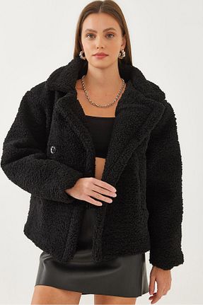 کاپشن مشکی زنانه رگولار Bianco Lucci - کد 865727515