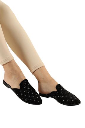 دمپائی مشکی زنانه پاشنه تخت Liger - کد 865745199