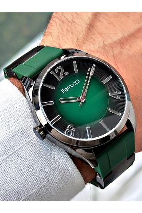 ساعت مچی سبز مردانه 41-45 میلی متر Ferrucci - کد 849925764