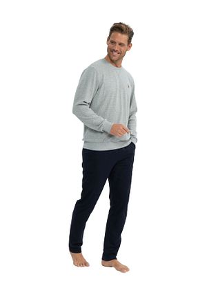 ست لباس راحتی خاکی مردانه طرح دار U.S. Polo Assn. - کد 856039381