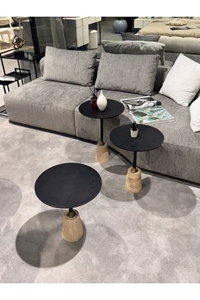 میز عسلی مشکی چوب fidarthome - کد 865777901