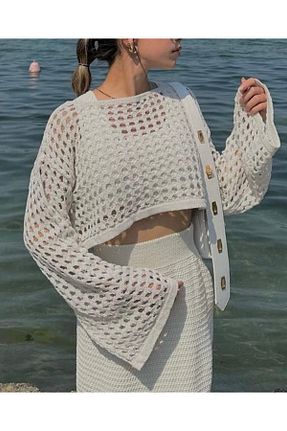 بلوز بژ زنانه ساده mifacollec - کد 865774077