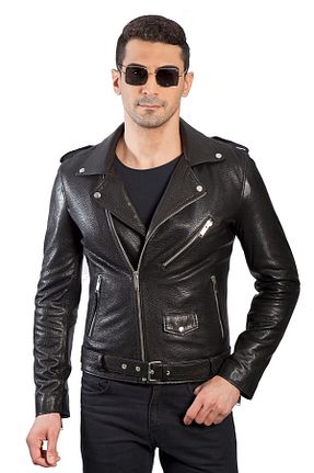 کاپشن مشکی مردانه بیکر duarte deri - کد 865773144