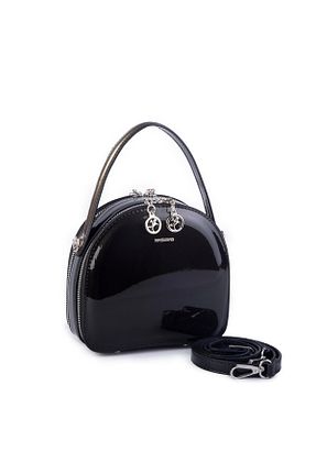 کیف دوشی مشکی زنانه چرم مصنوعی Nas Bag - کد 865785819