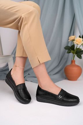 کفش پاشنه بلند پر مشکی زنانه پاشنه متوسط (5-9 سانتی متر) Jomoti - کد 357212851