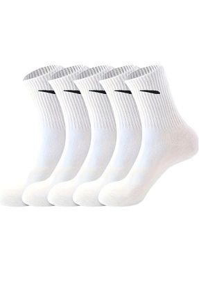 جوراب سفید زنانه پنبه ای socksbox - کد 865785591