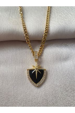 گردنبند استیل ( فولاد ) طلائی زنانه استیل ضد زنگ Inure Jewelry - کد 858131835