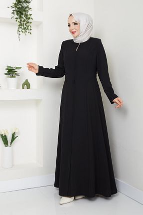 کلاه و ابایا مشکی زنانه مخلوط پلی استر Günay Karaca - کد 865805348