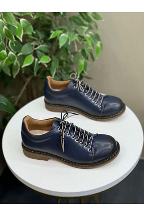 کفش کژوال سرمه ای زنانه پاشنه کوتاه (1 - 4 سانتی متر) DİVA - کد 865804887