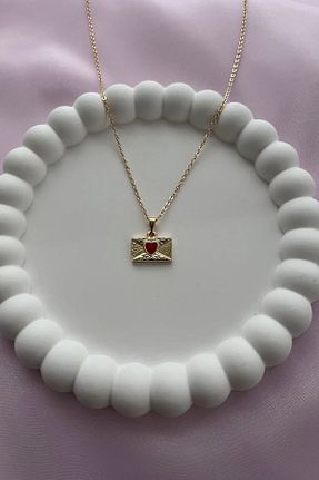 گردنبند جواهر قرمز زنانه ریخته گری Alexis Carrel - کد 837046311