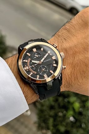 ساعت مچی مشکی مردانه 45 میلی متر Homies - کد 865846442
