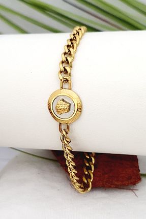 دستبند استیل (فولاد) طلائی استیل (فولاد) Reyna Steel Altın Çağı Yaşatan Çelik Takılar - کد 865870034