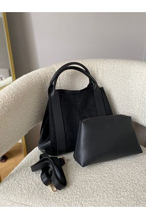 کیف دستی مشکی زنانه سایز متوسط KIBBAG - کد 863666868