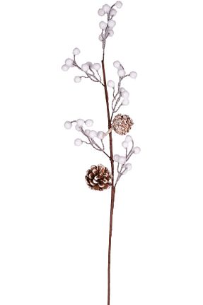 تزئینات کریسمس سفید Herdekora - کد 865938788