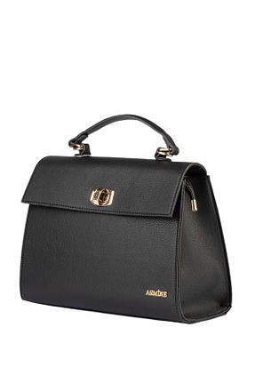 کیف دوشی مشکی زنانه چرم مصنوعی Armine - کد 865956918