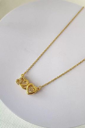 گردنبند استیل ( فولاد ) طلائی استیل (فولاد) MODA - کد 865964739