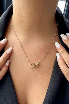 گردنبند استیل ( فولاد ) طلائی استیل (فولاد) MODA - کد 865964739