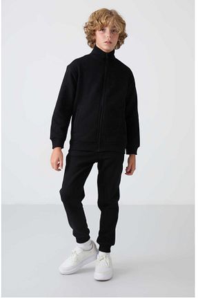 ست گرمکن مشکی بچه گانه پلی استر LARENİS - کد 866173364