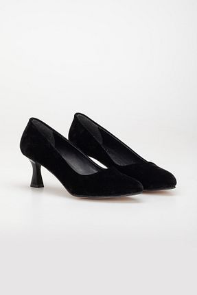 کفش استایلیتو مشکی پاشنه نازک Akçetin Moda - کد 866189779