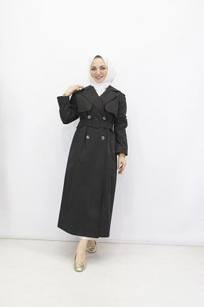 ترنچکت حجاب مشکی زنانه بدون آستر Armine - کد 865983768