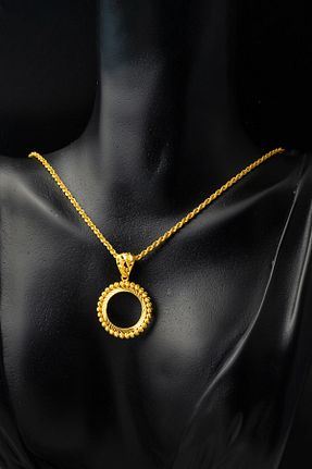 گردنبند طلا طلائی زنانه 14 عیار Bilezikci - کد 40942279