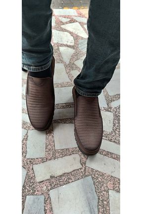 کفش اسپادریل قهوه ای مردانه نبوک ÇİĞDEM KUNDURA - کد 311984895